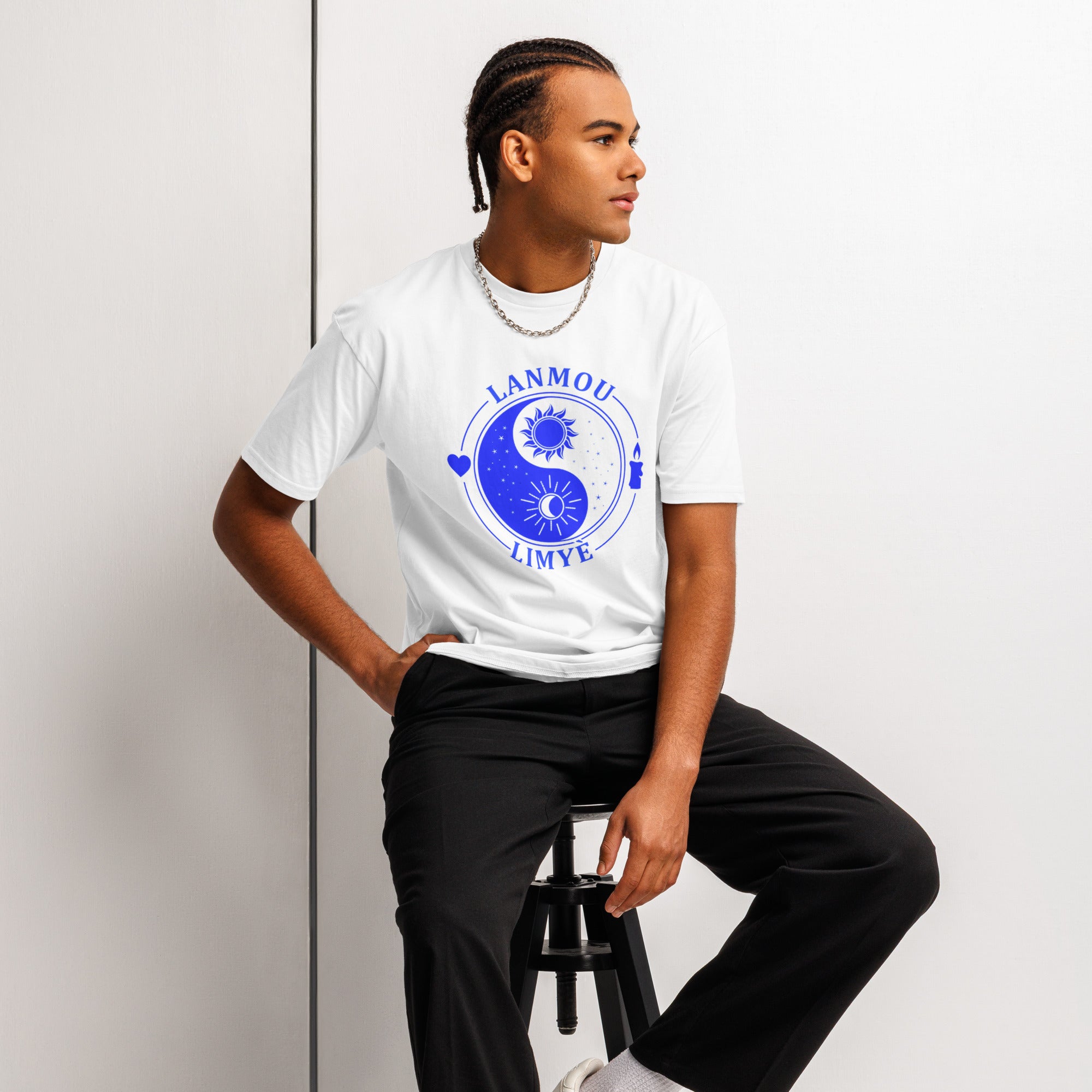 Lanmou limyè I Men's Premium Short Sleeve Tee – Rideka collection