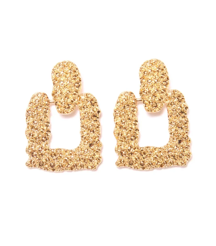Show Off Drop Earrings - Gold